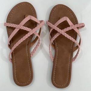 Charlotte Russe Flats Sandals Women New Size 7 SH 475